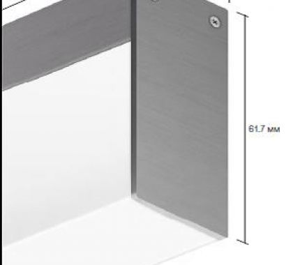 Подвесной алюминиевый профиль для светодиодных лент LD profile – 54, 93996