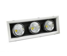 Точечный светильник Светодиодный светильник LЕD Cardan MEGA 3*30W 545*195*170мм 6000К 6300lm 29998 Точечный светильник Светодиодный светильник LЕD Cardan MEGA 3*30W 545*195*170мм 6000К 6300lm 29998