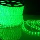 Дюралайт LED круглый 2-х проводной, фиксинг, Ф13мм 90м, кратность резки 2м, расстояние между светодиодами 2,7см, зеленый
